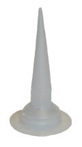 KMR Plastic Nozzles, nature (5 pieces) - 04110004