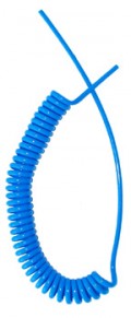 PUR Coil Hoses Inner Dia 5/Outer Dia 8mms - 3m Working Length