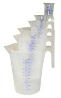 Plastic Graduated Measuring Jugs KMP, with graduation