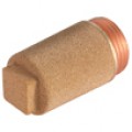 Silencer Type 1204 made of Sintered Bronze - with Male Thread