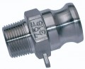 Stainless Steel Plugs with conical Male Thread BSPT