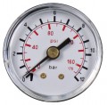 &oslash;40mms Manometer, Male R1/8" - 08030304