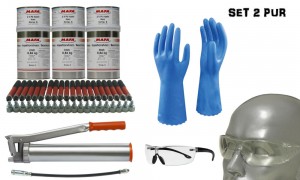 Risssanierungs-Set 2 mit Polyurethanharz